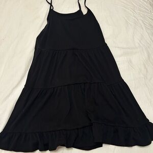 Target Black Layered Casual Dress